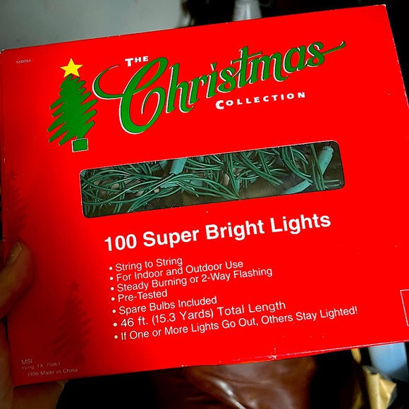 Vintage String Christmas Lights Indoor/ Outdoor 3 Separate Boxes Clear - Picture 5 of 12